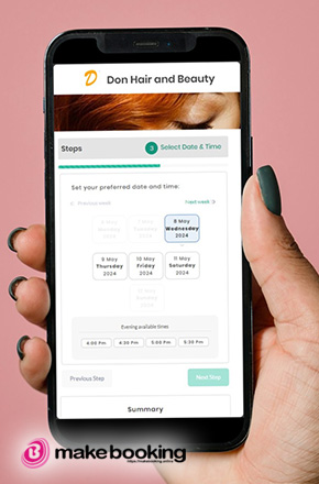 Easy-To-Use and Intuitive Customer Booking Page